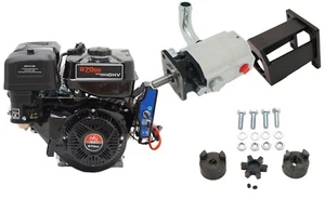 Electric Start Log Splitter Build Kit: 9 HP Eng, 19 gpm Pump w/ Mount & Hardware - Picture 1 of 4