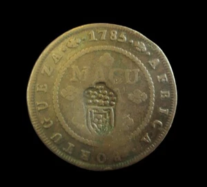 PORTUGUESE ANGOLA 2 MACUTAS 1837 ON MACUTA 1785 MARIA II KM 51.2 #4591# - Picture 1 of 2