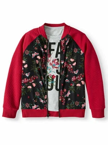 Wonder Nation Floral Print 2pc Bomber Jacket & Tee XS,S,M,L,LP,XL,XLP,2XL #TBD - Picture 1 of 3