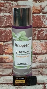 New Sealed Ianopearl C+ Dermax 200ml Hand Sanitiser 5ml doTERRA Wild Orange Oil - Foto 1 di 2
