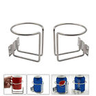 2pcs Stainless Steel Drink Cup Holder Car Yacht Ring Truck Marine Boat