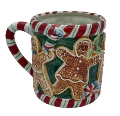 Taza Susan Winger/Certificada Internacional 3D Pan de Jengibre Hombre Nueva con Etiquetas/Sin Etiquetas Foto 1 de 3