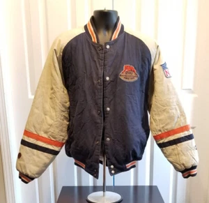 Vintage NFL Chicago Bears Champion Bomber Varsity Jacket Large RARE - Picture 1 of 11