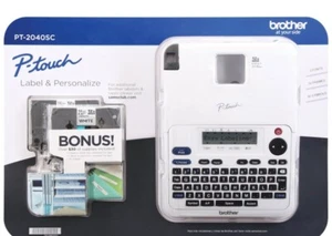Brother P-Touch Home & Office Label Maker PT-2040SC & 2 Rolls Tape A/C Adapter! - Picture 1 of 9