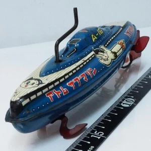 Bandai Tin Toy Astro Boy Submarine A-16 Friction Vintage Retro Toy - Picture 1 of 10