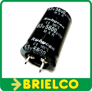 CONDENSADOR ELECTROLITICO SNAPIN 5600UF 5600MF 63V 105º 25X30MM BD9682 - Imagen 1 de 1