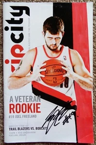 Signed JOEL FREELAND Portland Blazers ROOKIE PROGRAM In-Person Trailblazers - Picture 1 of 2