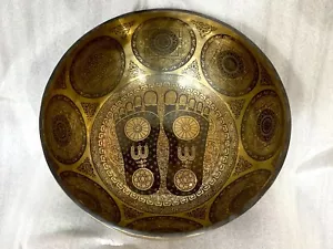 15"-24" Handcrafted standing feet with mandala adorned premium singing bowl - Picture 1 of 7