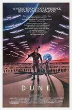 DUNE MOVIE POSTER 1 Sided ORIGINAL FINAL ROLLED 27x41 DAVID LYNCH 