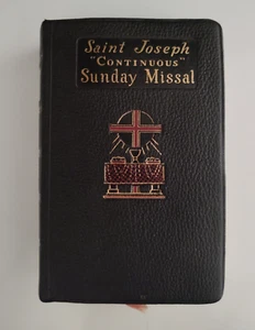 SAINT JOSEPH CONTINUOUS SUNDAY MISSAL ALL INCLUSIVE CATHOLIC BIBLE BEAUTIFUL COL - Bild 1 von 18