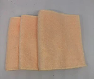 3x Microfiber Terry Facial Face Cleansing Wash Cloth ~ Exfoliate ~ Remove Makeup - Picture 1 of 7