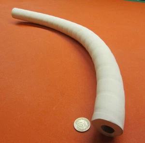 Gum Rubber Tubing,Vacuum Rated,Tan, 1 3/4" x 3/4" ID x 1/2" Wall x 2 Ft Length - Picture 1 of 12