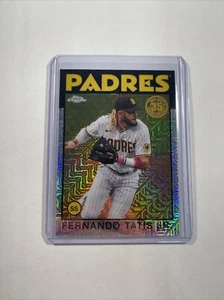 2021 Topps '86 Topps Silver Mojo Chrome #86BC100 Fernando Tatis Jr. - Picture 1 of 2