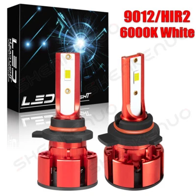 Pair 9012 LED White Daytime Running Light Bulb DRL For JAGUAR F-PACE 2017-2018 - Image 1 of 4