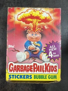1986 Topps Garbage Pail Kids Original Series 4 With 48 Sealed Wax Packs - Picture 1 of 7