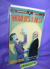 DC Superman Batman World's Finest Number 2 World's Collide 1990 Comic Book 