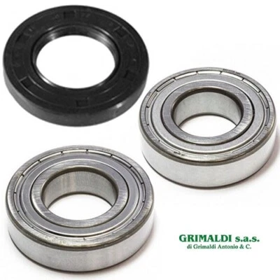 KIT CUSCINETTI E ANELLO DI TENUTA PER LAVATRICE HAIER 6205ZZ + 6206ZZ