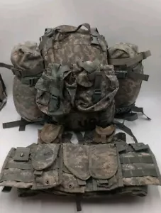 US MILITAR ACU FUSILMAN MOLLE II ASALTO PK + Chaleco FLC + 9 bolsas + 2 bolsas de cintura - Imagen 1 de 13