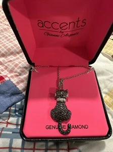 Cat Pendant (Accents By Gianni Argento) - Picture 1 of 2