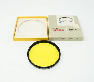 Leica Leitz 13296 Q Yellow E85 85mm Filter for Telyt 400mm F5 Lens MINT Boxed - Picture 1 of 4
