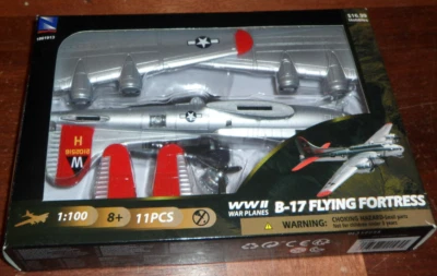 Новый Ray 1:100 Boeing B-17 летающая крепость EZ построить ВВС самолет модель набор - Изображение 1 из 4