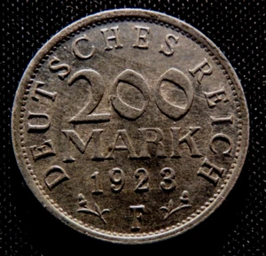 Deutsches Reich 200 Mark 1923 F (Alu) - Bild 1 von 2