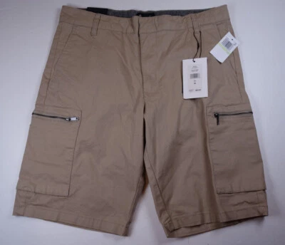 DKNY Men's Khaki Beige Stretch Chino Cargo Shorts 30x10 30 - Image 1 of 4