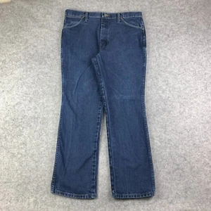 Wrangler Jeans Mens 35x30 Blue Pants 933SEDD Silver Cowboy Western Tag 36x30 - Picture 1 of 15