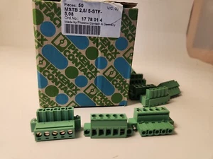 LOT 5X Phoenix Contact PCB connector - MSTB 2,5/ 5-STF-5,08 1778014 5 pin - Picture 1 of 7