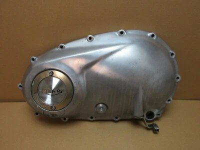 Cubierta del motor izquierdo Triumph Thruxton 1200 2016 3.165 millas (5341) Foto 1 de 4