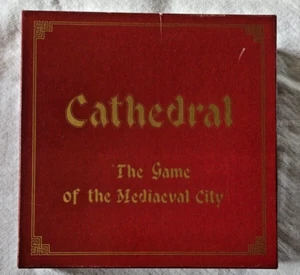 Cathedral Board Game Of The Medieval City Wood Pieces vintage 1985 complete - Picture 1 of 6