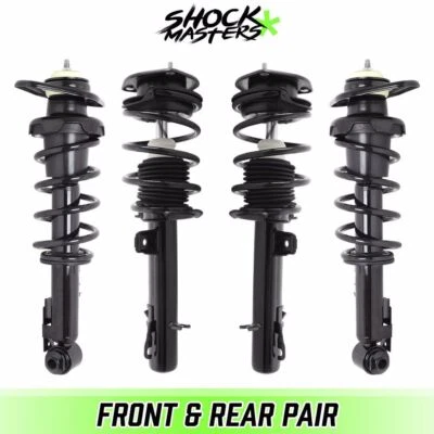 4pc Front Rear Complete Struts Coil Springs for 2007-2015 Mini Cooper Foto 1 de 4