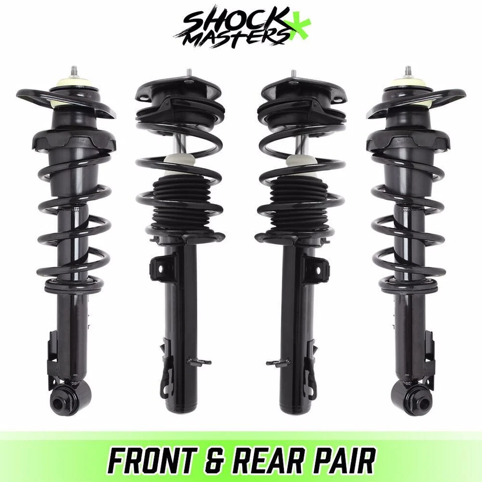 4pc Front Rear Complete Struts Coil Springs for 2007-2015 Mini Cooper Foto 1 de 4