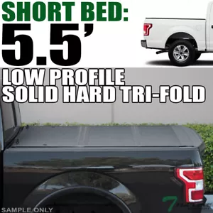 TLAPS For 2015-2024 Ford F150 5.5 Ft Bed Low Profile Hard Tri Fold Tonneau Cover - Picture 1 of 9