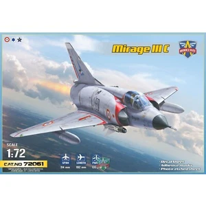 Mirage IIIC all-weather interceptor Modelsvit 72061 Scale model aicraft kit 1:72 - Picture 1 of 8
