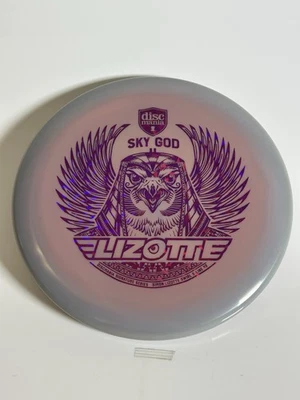 Lizotte Discmania Sky God II S-Line P2 Light Red Disc Purple Stamp Gray Rim - Image 1 of 2