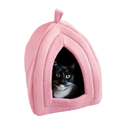 Cat House - Indoor Bed with Removable Foam Cushion Pet Tent for Puppies Rabbits - Image 1 of 4