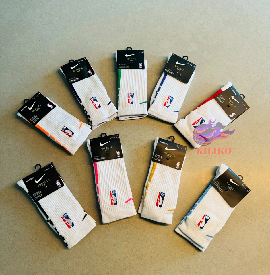 Nike Elite NBA Crew Socks DRI-FIT Mid Crew Size Large **Many Colors** 🏀🔥 - Image 1 of 4