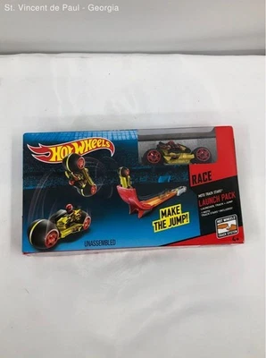 Hot Wheels Moto Track Stars Launch Pack New In Box - Image 1 of 4