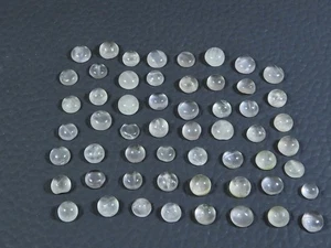 3 MM Natural Rose Quartz Round Cabochon Loose Gemstone 109 Pcs Lot 33Cts. Y074 - Picture 1 of 9