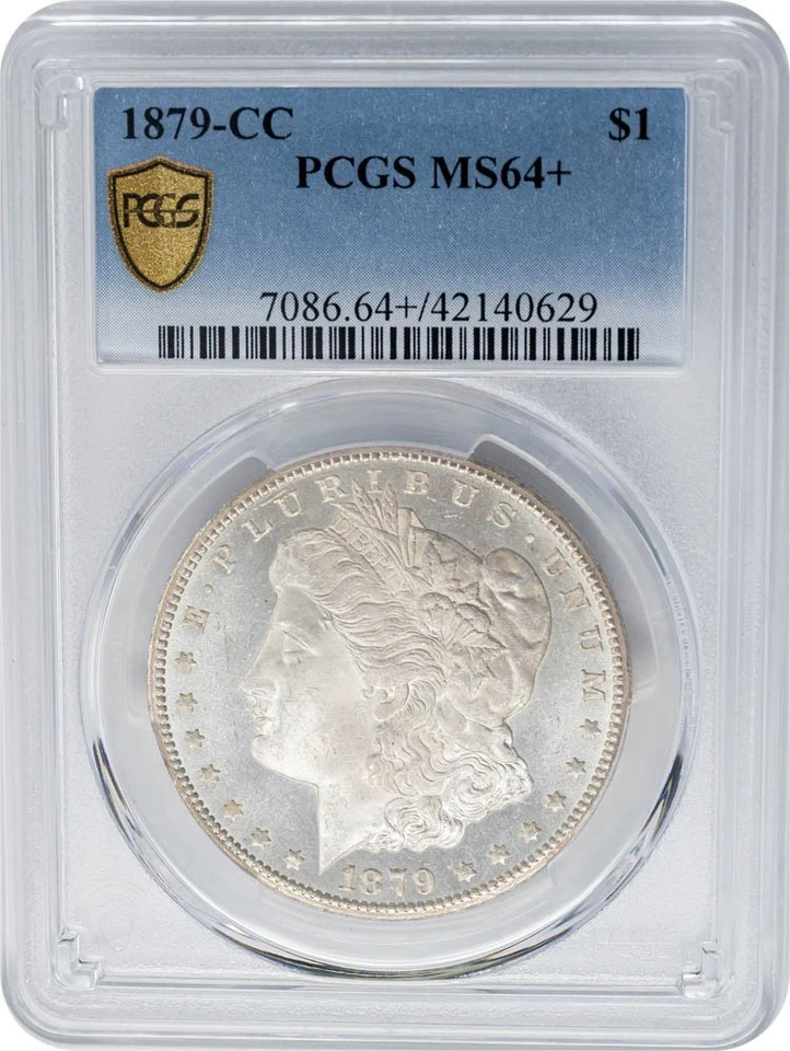 1879-CC Morgan Silver Dollar $ MS64+ PCGS Secure 949994-7 - Image 1 of 4