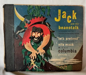 "Jack and the Beanstalk" Nila Mack Let's Pretend Columbia MJ-31 Uncle Bill Adams - Picture 1 of 7