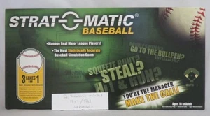 1947 & 1961 Season + MLB Strat-O-Matic : PRO BASEBALL game - 3 Games in 1 (NM+) - Picture 1 of 8