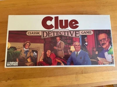 CLUE 1986 Edition Classic Detective Family Board Game NEW  - Image 1 of 2