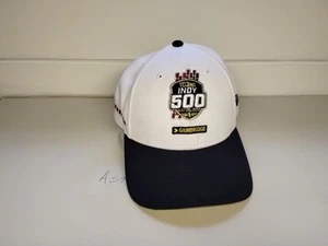 Indianapolis 2019 103rd Indy 500 Race New Era 9Forty Cap weiß mit schwarzem Schein - Bild 1 von 7