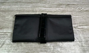 MAC Schwarz Faltbare Pinselrolle Tasche Gerollt Kosmetik Pinsel Halter - Bild 1 von 6