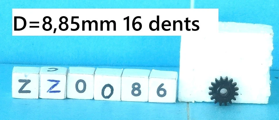 HO   Pignon   16 dents    de 8,85  mm (V5)ZZ0086 - Photo 1/1
