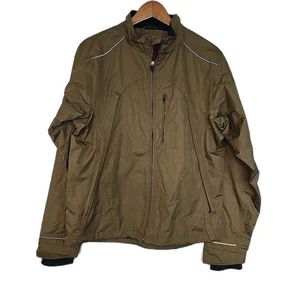 asics womens jacket medium Vented Brown - Picture 1 of 8
