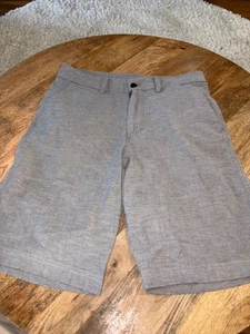 Lululemon Athletica Shorts Men's 32 tag ( 31) Gray Zip Pocket - Picture 1 of 7