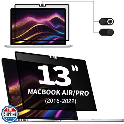 Tarrahow Privacy Screen Protector for MacBook Pro/Air 13 Inch (2016-2022,M1,M - Image 1 of 4